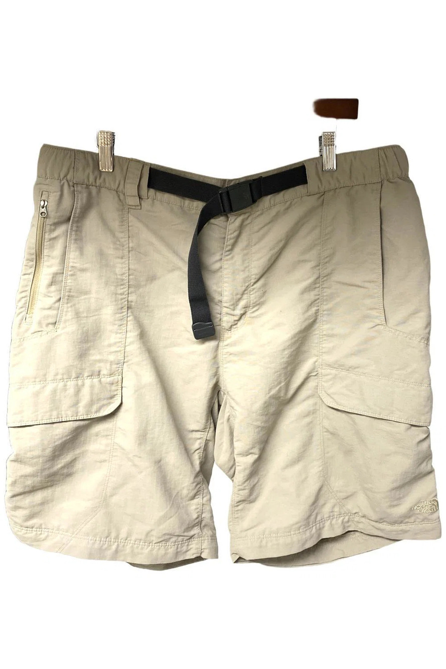 The North Face Men's Cargo Shorts With Belted Elastic Waist Kakhi - Regular